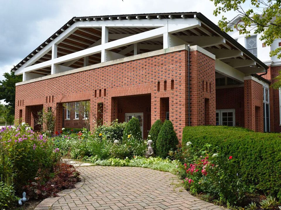 Gorton Center Porte Cochere & Garden