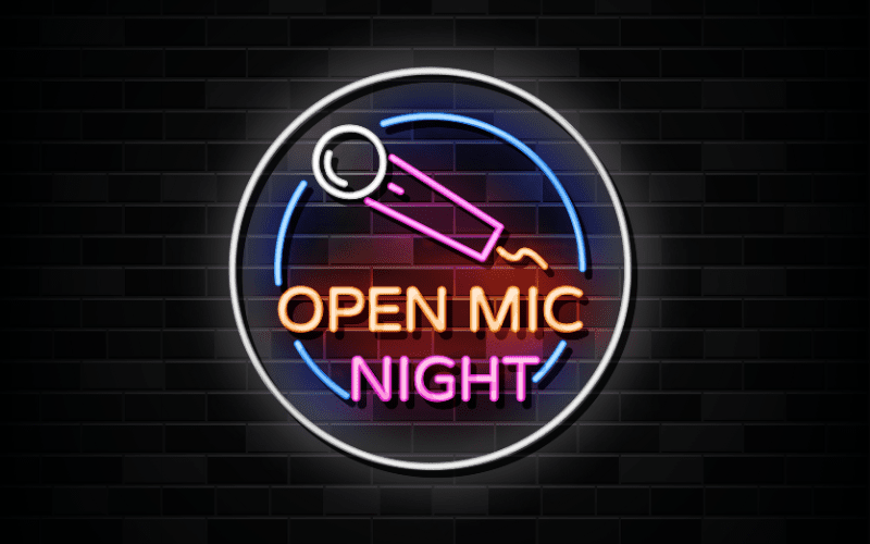 Poster for do not submit: open mic storytelling night