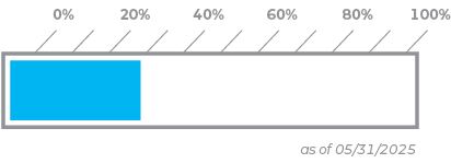 Annual Fund Thermometer showing 27% as of May 31, 2025